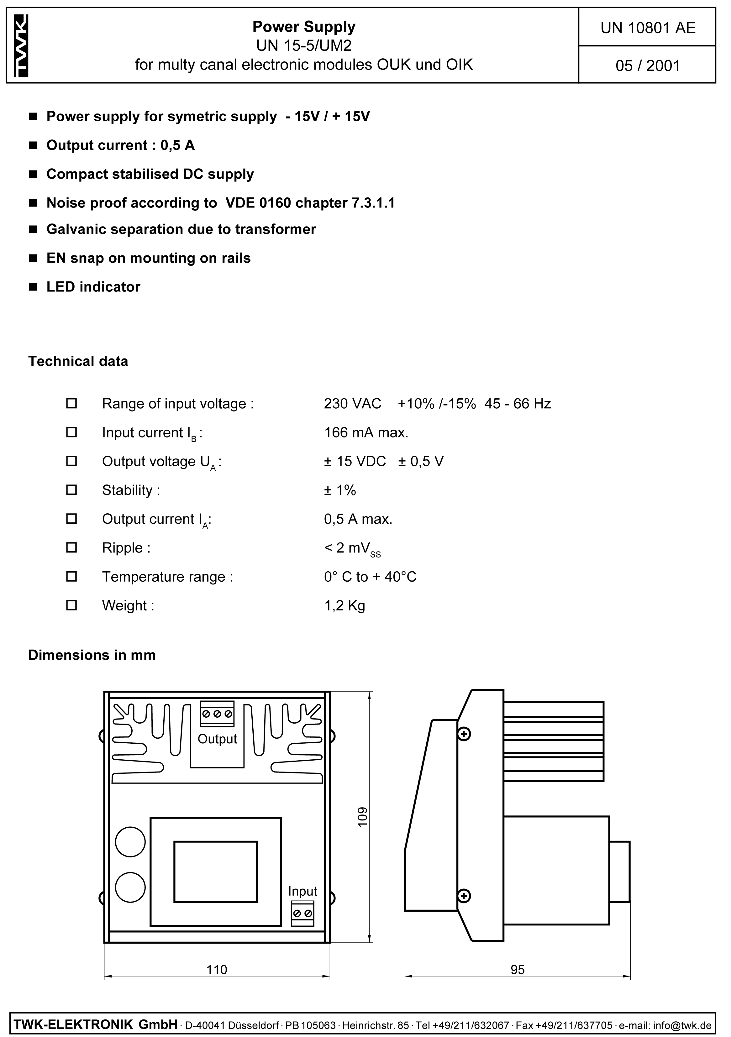 TWKIW254 40-0.5-T-PKS5